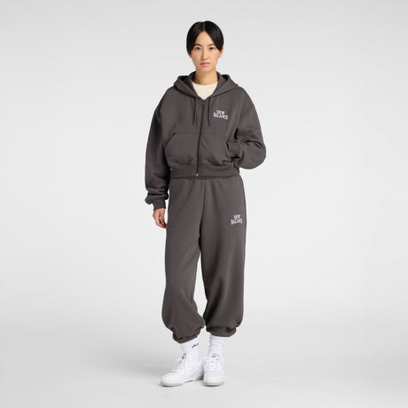 New Balance Women's Trackside Fleece Full Zip-1