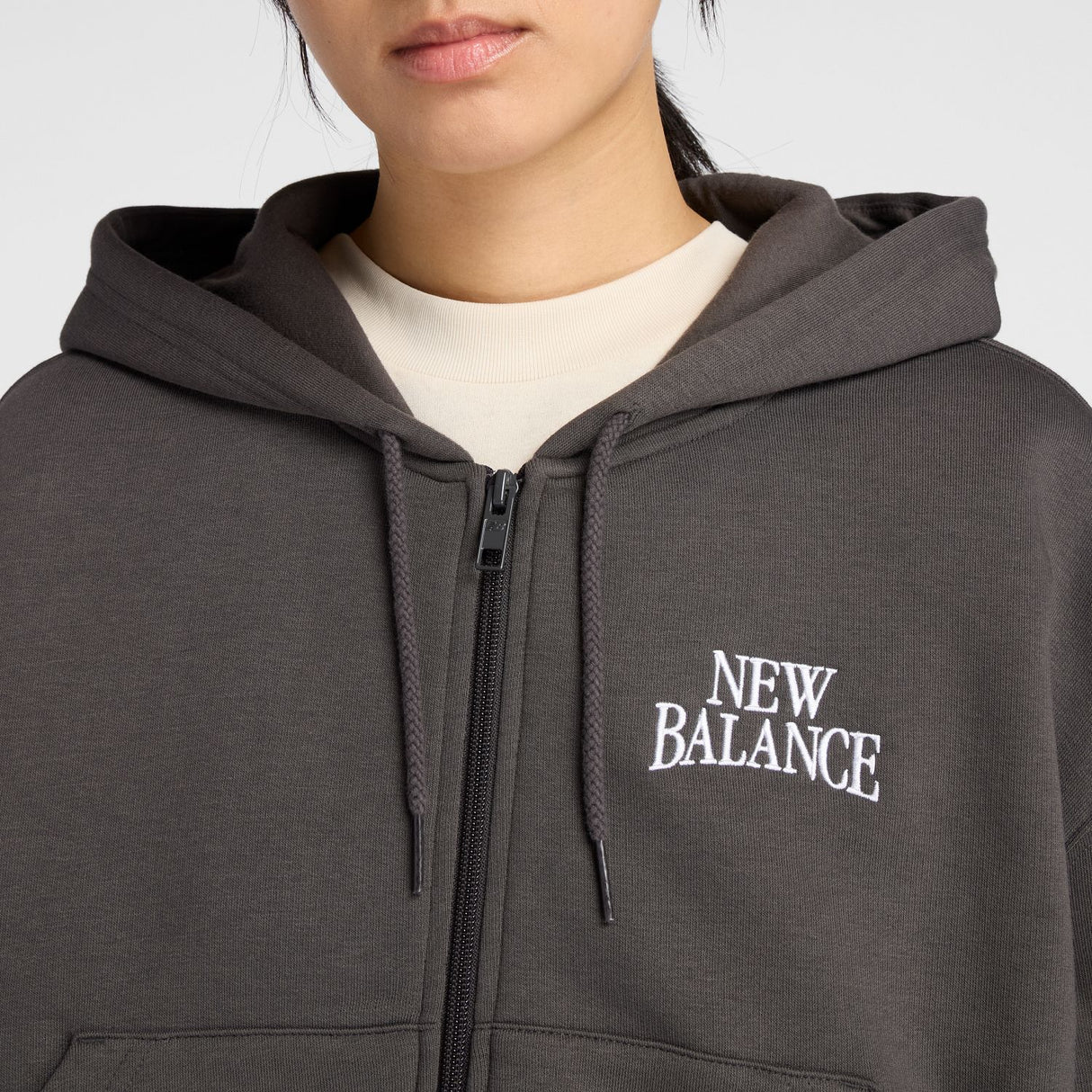 New Balance Women's Trackside Fleece Full Zip-5