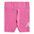 New Balance Girls' Stacked Logo Cycle Shorts-1