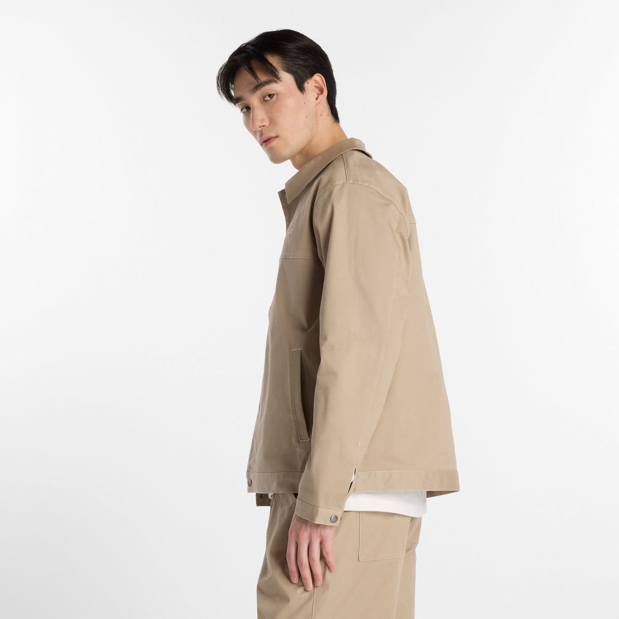 New Balance Men's Shohei Signature Woven Twill Lined Jacket-3
