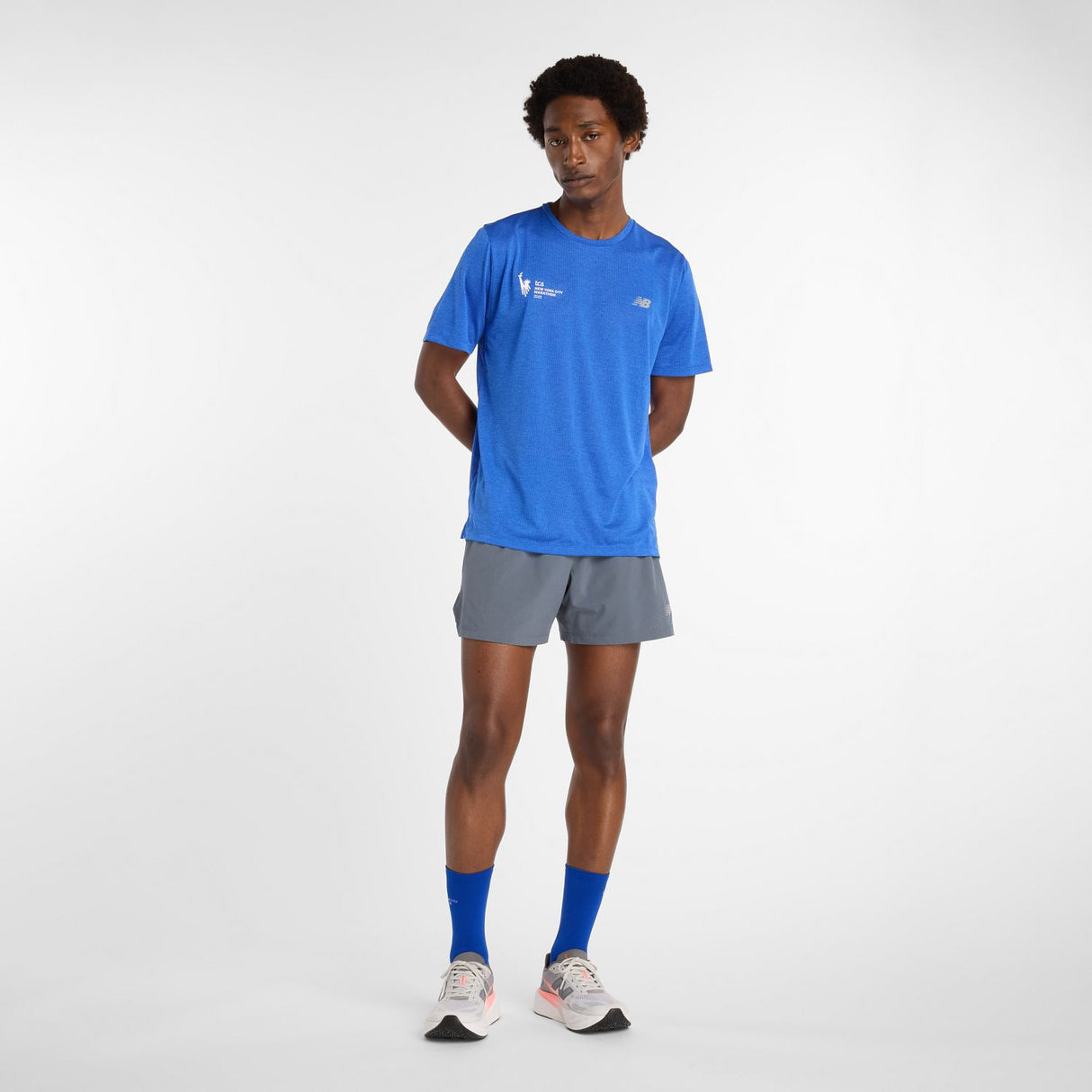 New Balance Men's NYC Marathon Athletics T-Shirt-1