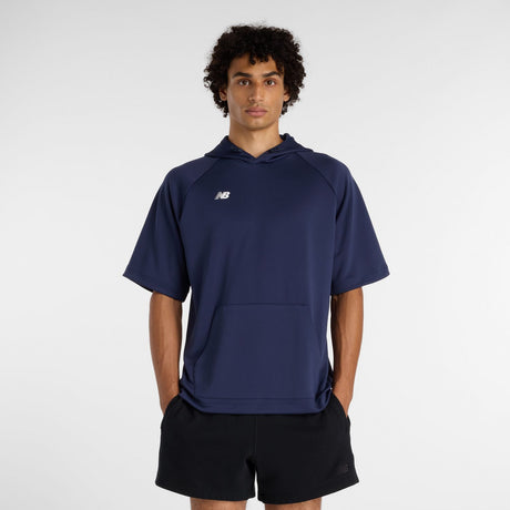 New Balance Men's Short Sleeve Hoodie-1