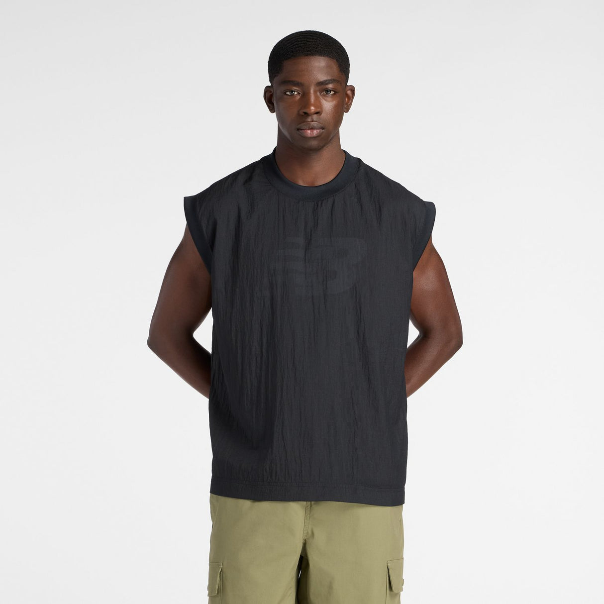 New Balance Men's 2 Layer Sleeveless-1