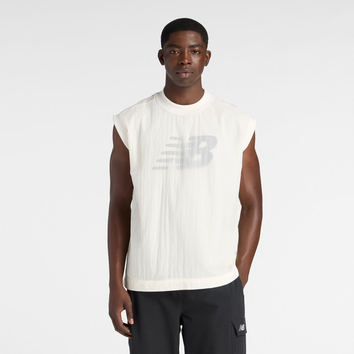 New Balance Men's 2 Layer Sleeveless-1