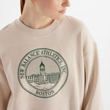 New Balance Women's Athletics French Terry Crest Crew-4
