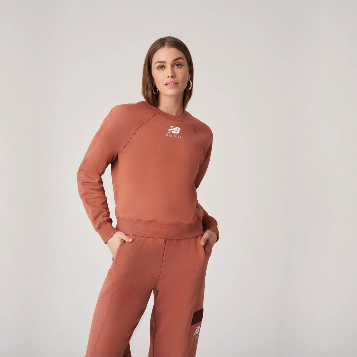New Balance Women's Bandier Fleece Crewneck Sweatshirt-4