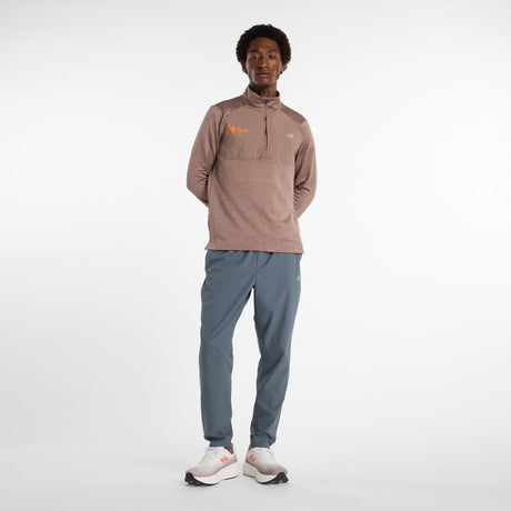 New Balance Men's NYC Marathon Heat Grid 1/2 Zip-1