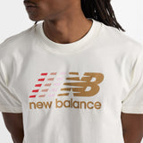 New Balance Men's Center Multi Color Logo T-Shirt-4
