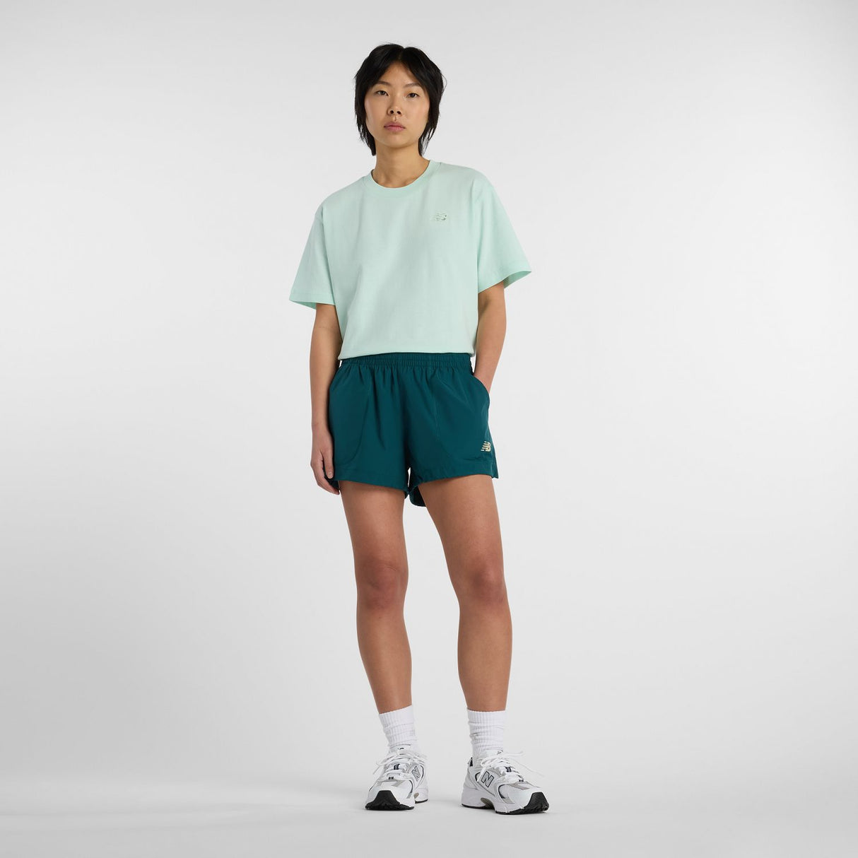New Balance Women's Trackside Woven Shorts-7