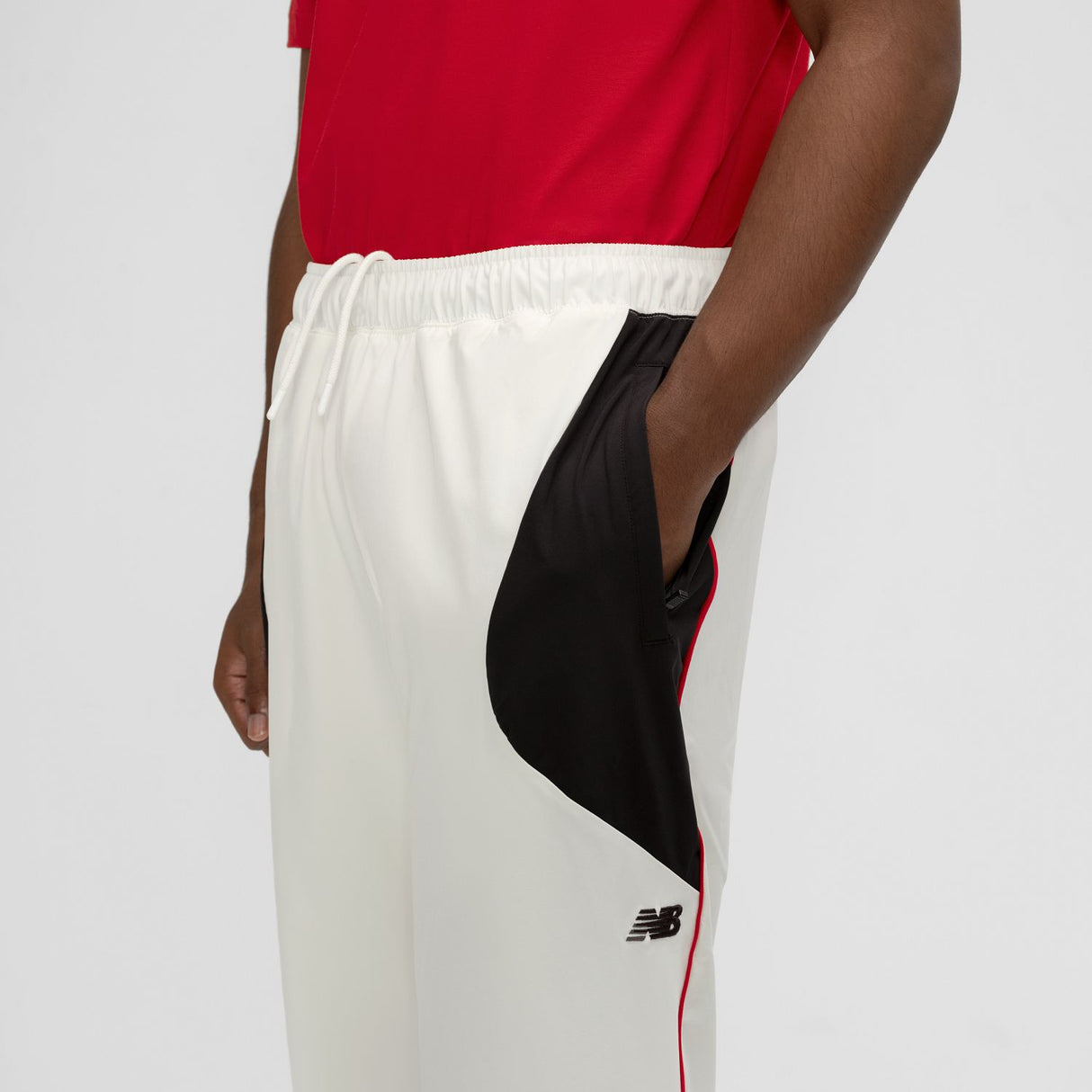 New Balance Men's Basketball Woven Colorblocked Pants-4