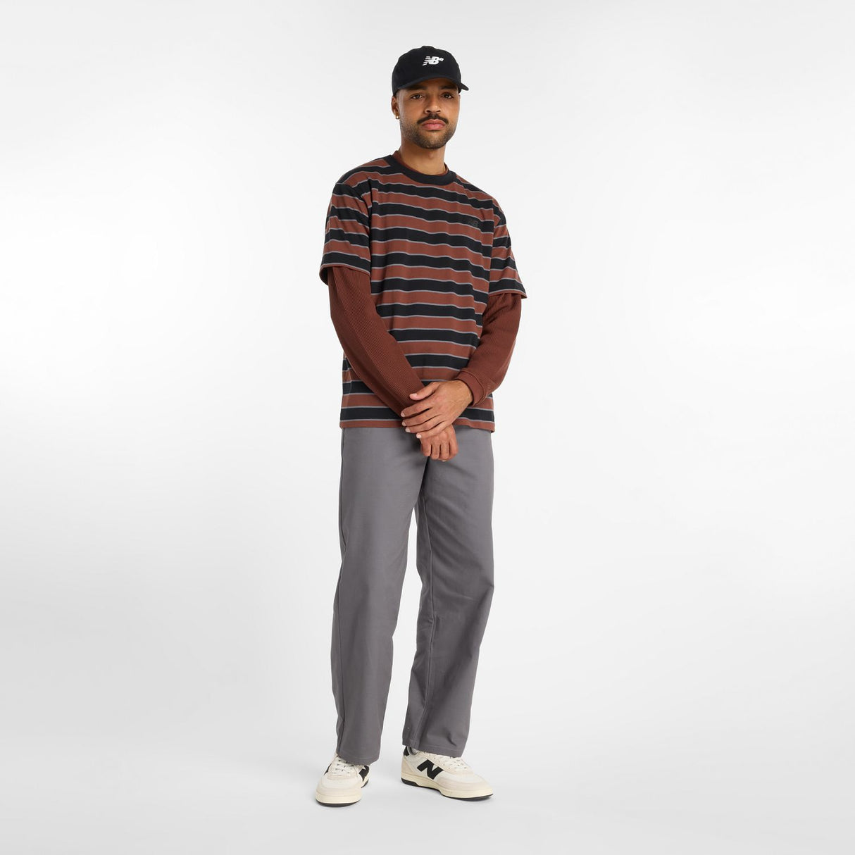 New Balance Men's Numeric Thin Stripe T-Shirt-1