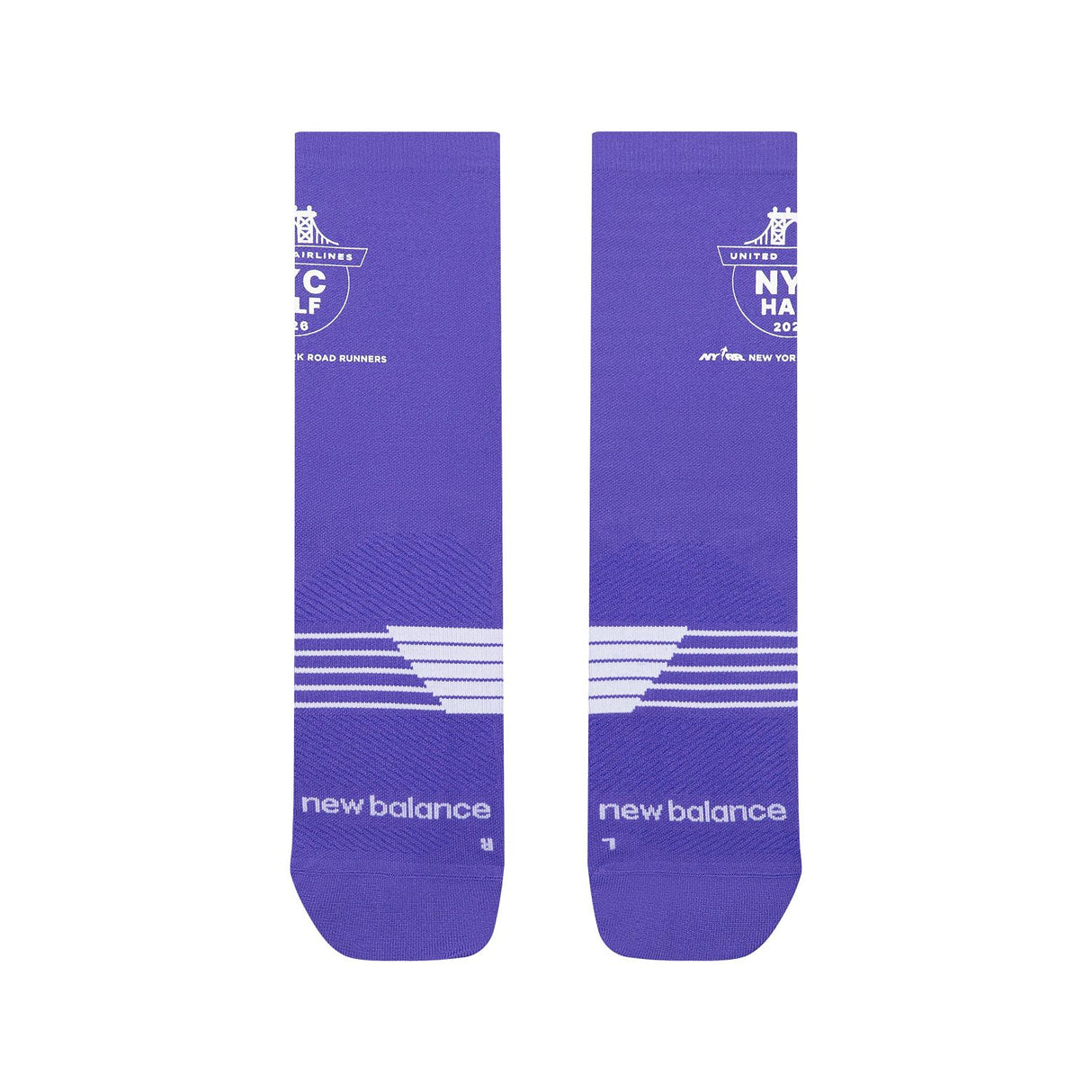 New Balance United Airlines NYC Half Crew Socks-2