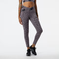 New Balance Women's Relentless Crossover Printed High Rise 7/8 Tights-1