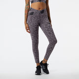 New Balance Women's Relentless Crossover Printed High Rise 7/8 Tights-1