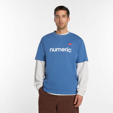 New Balance Men's Numeric Linear Logo T-Shirt-1