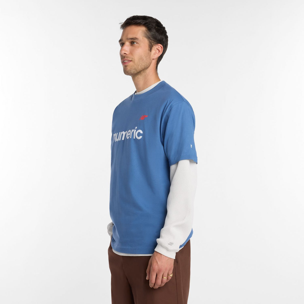 New Balance Men's Numeric Linear Logo T-Shirt-4