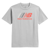 New Balance Men's Center Multi Color Logo T-Shirt-1