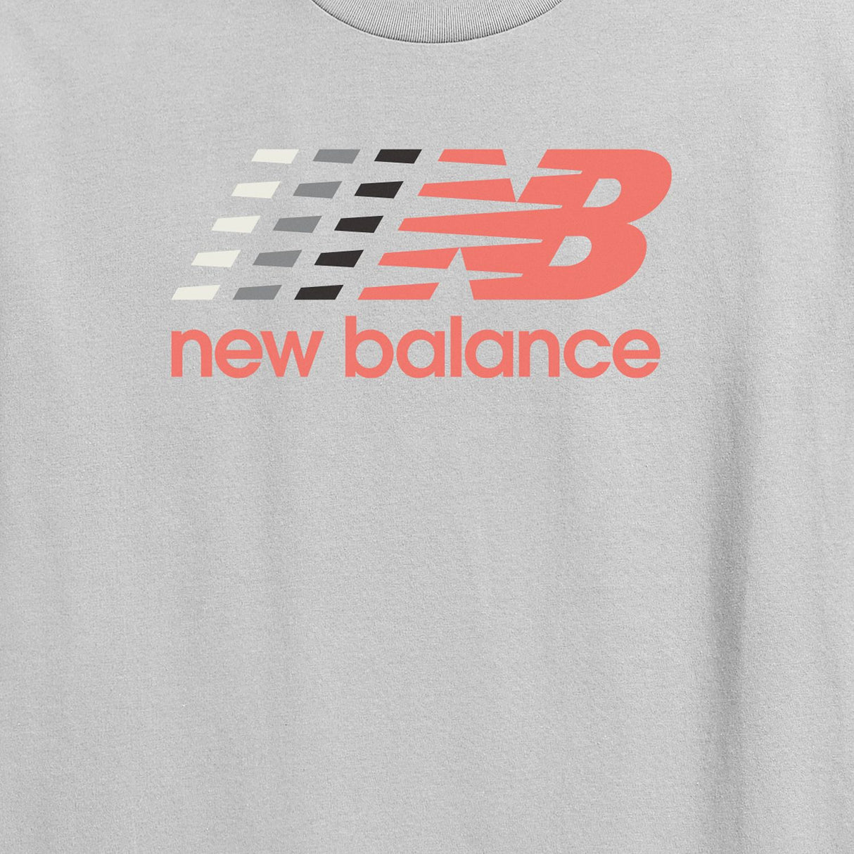 New Balance Men's Center Multi Color Logo T-Shirt-3