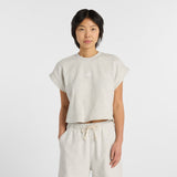 New Balance Women's French Terry T-Shirt-1
