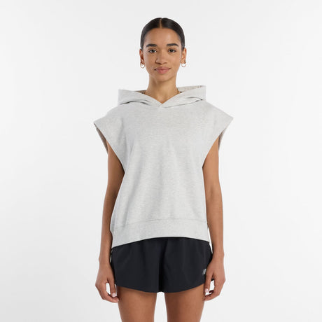 New Balance Women's Embossed Sleeveless Hoodie-2
