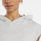 New Balance Women's Embossed Sleeveless Hoodie-5