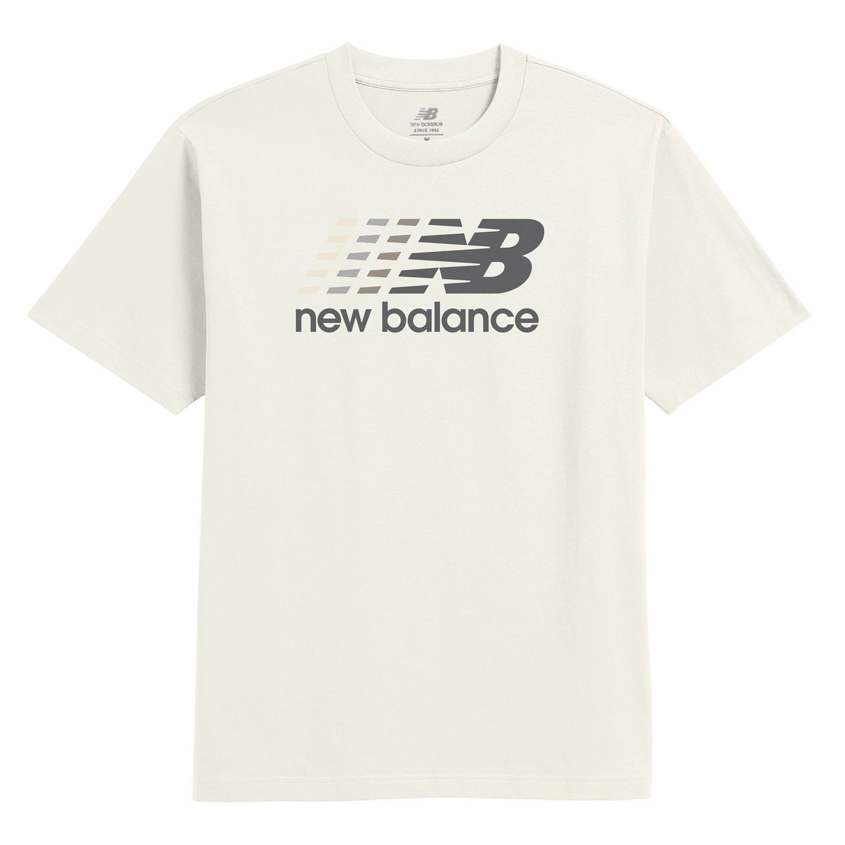 New Balance Men's Center Multi Color Logo T-Shirt-1