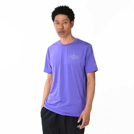 New Balance Men's Reflective Poly T-Shirt-1