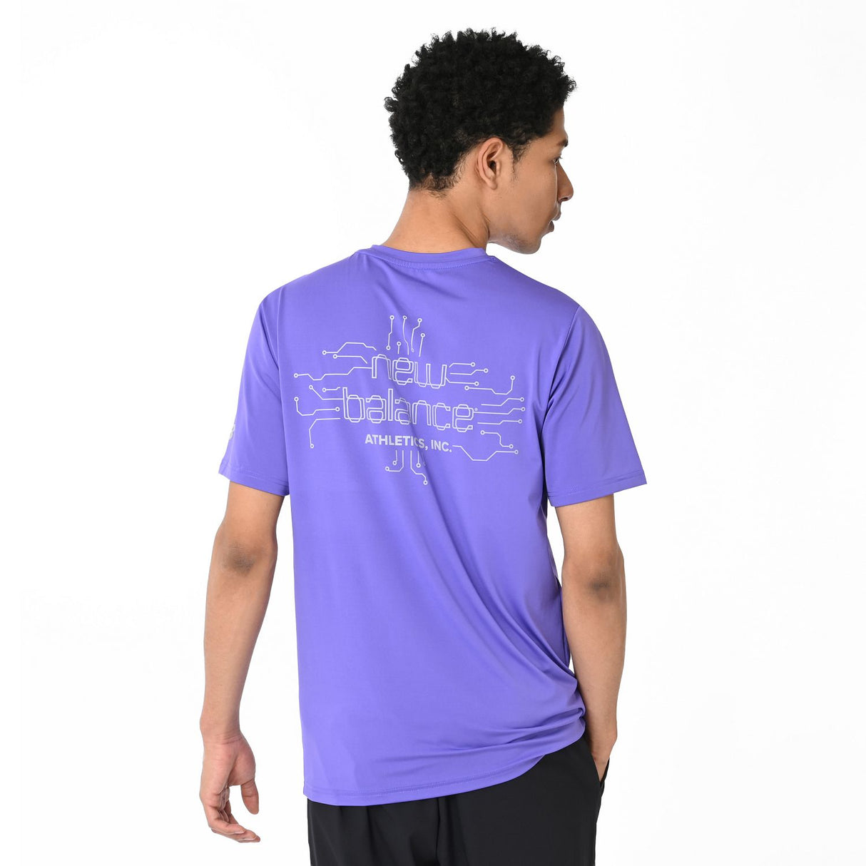 New Balance Men's Reflective Poly T-Shirt-3