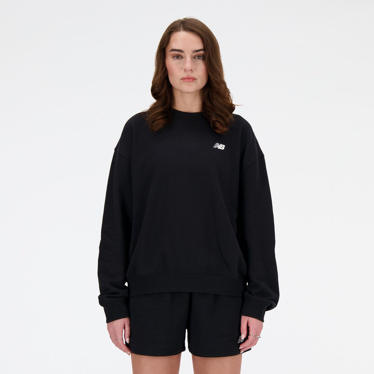 New Balance Women's Sport Essentials French Terry Crew-2