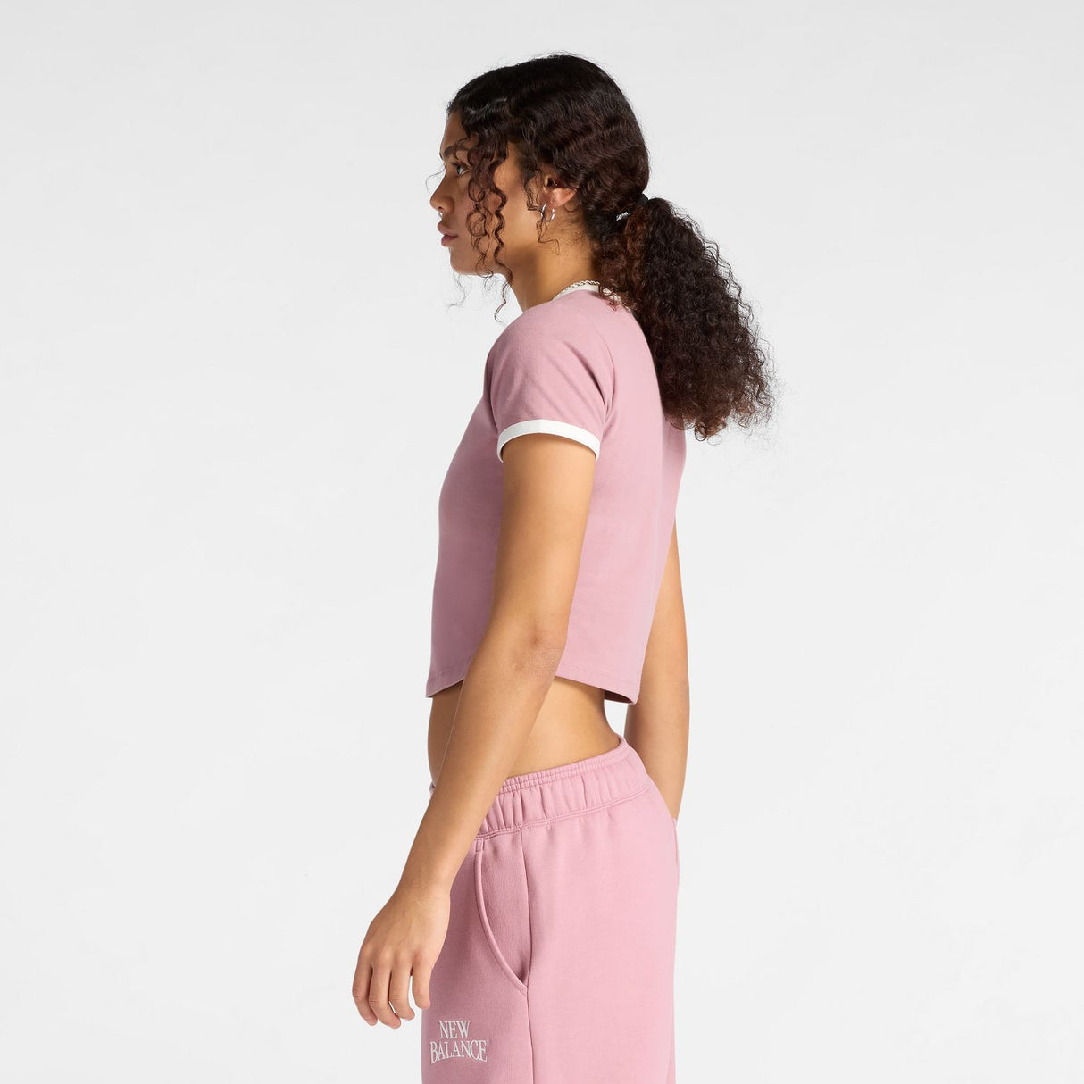 New Balance Women's Trackside Ringer T-Shirt-2