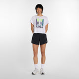 New Balance Women's United Airlines NYC Half Drapey Jersey T-Shirt-1