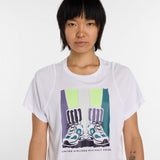 New Balance Women's United Airlines NYC Half Drapey Jersey T-Shirt-5