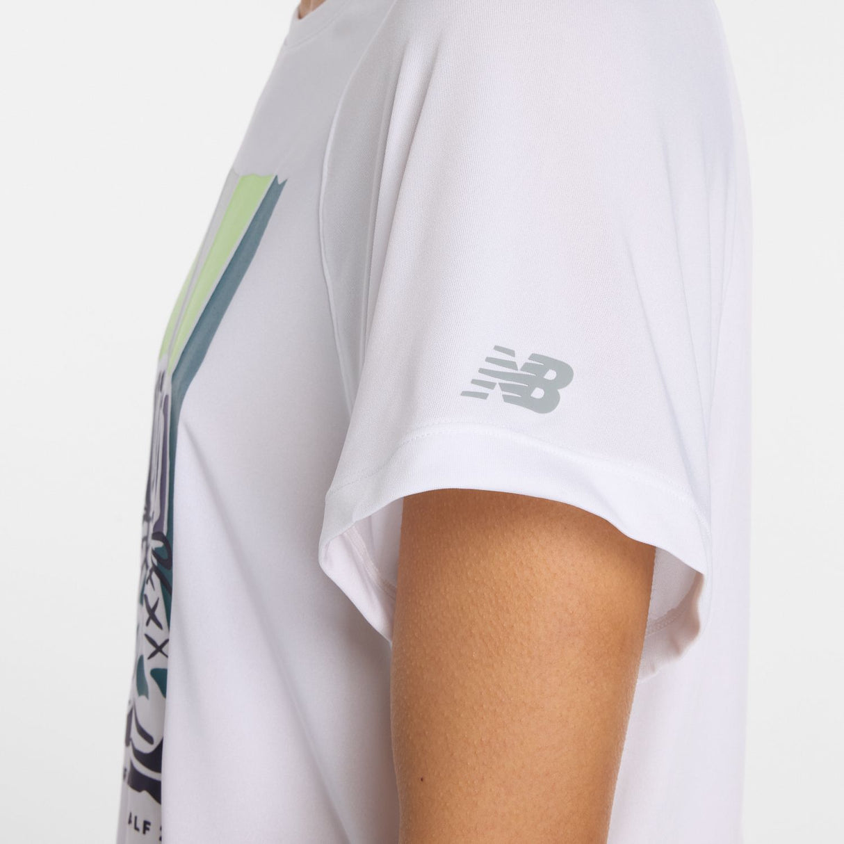 New Balance Women's United Airlines NYC Half Drapey Jersey T-Shirt-7