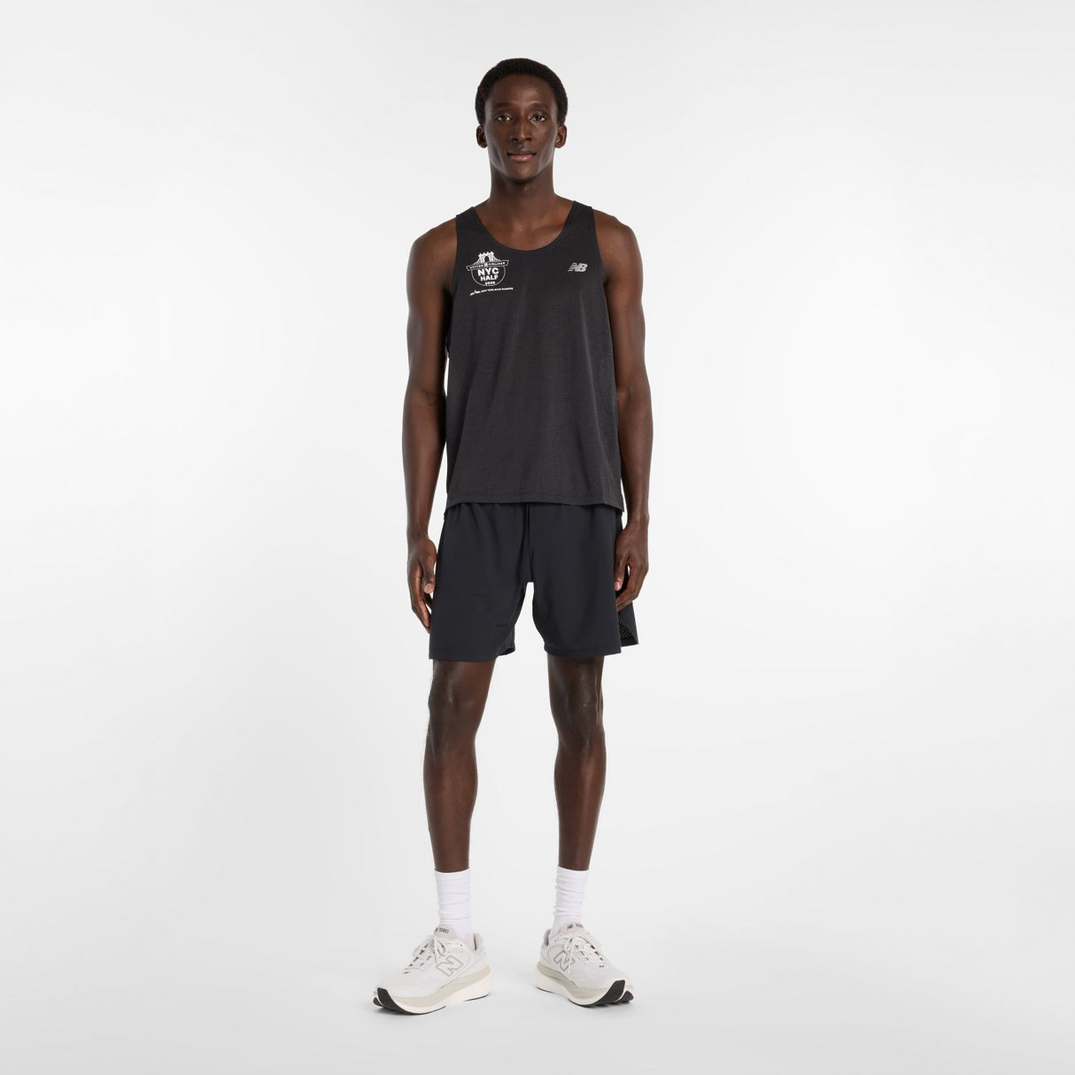 New Balance Men's United Airlines NYC Half RC Essential Singlet-1