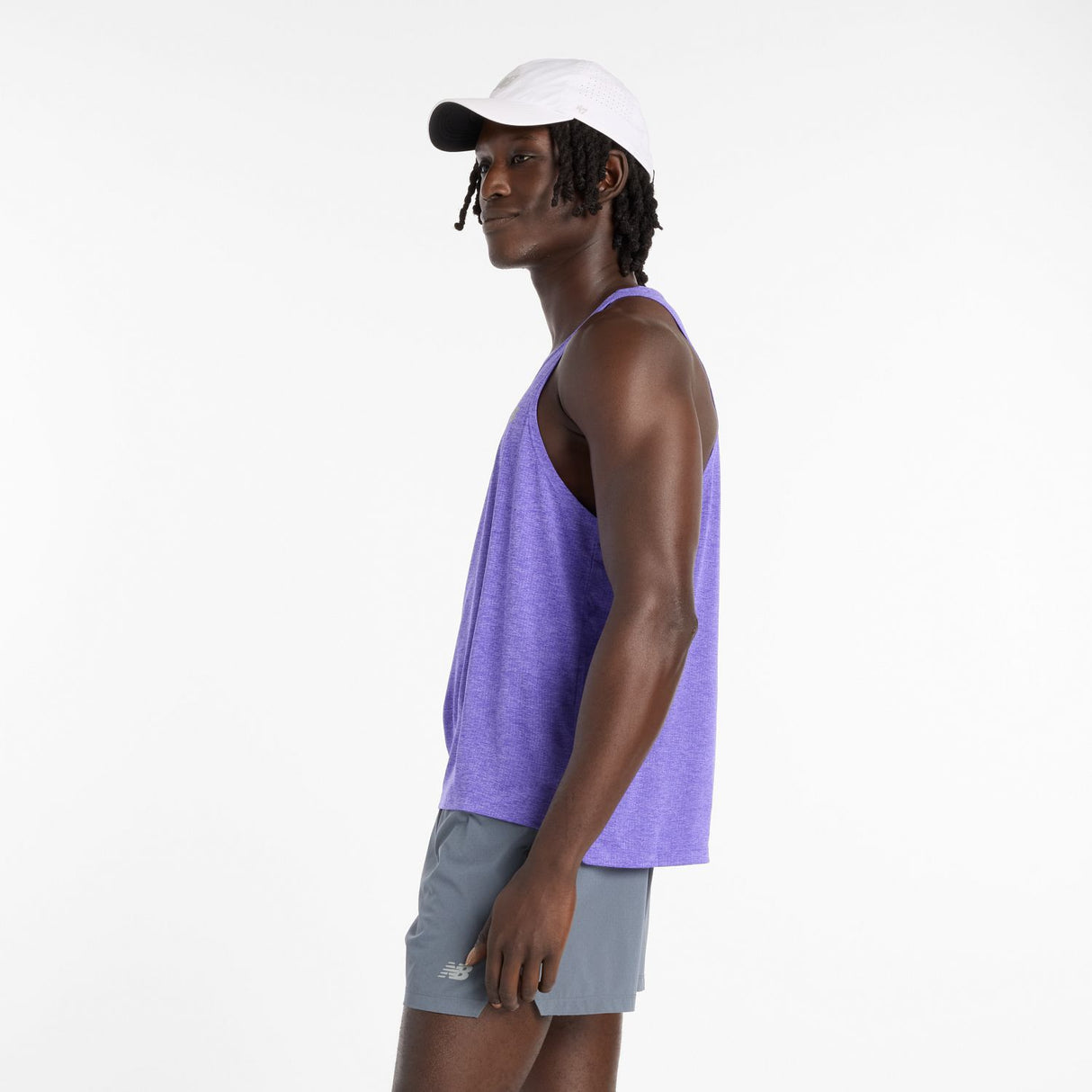 New Balance Men's United Airlines NYC Half RC Essential Singlet-3