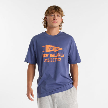 New Balance Men's Varsity Pennant T-Shirt-1