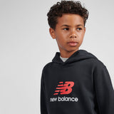 New Balance Boys' French Terry Stacked Logo Hoodie-8