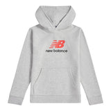 New Balance Boys' French Terry Stacked Logo Hoodie-1