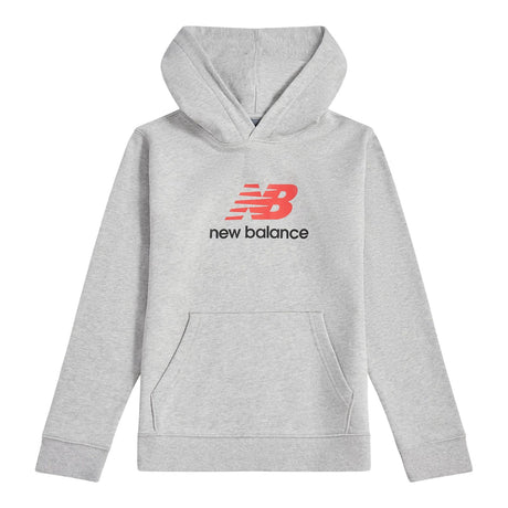 New Balance Boys' French Terry Stacked Logo Hoodie-1