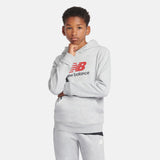 New Balance Boys' French Terry Stacked Logo Hoodie-5