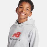 New Balance Boys' French Terry Stacked Logo Hoodie-8