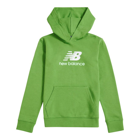 New Balance Boys' French Terry Stacked Logo Hoodie-1