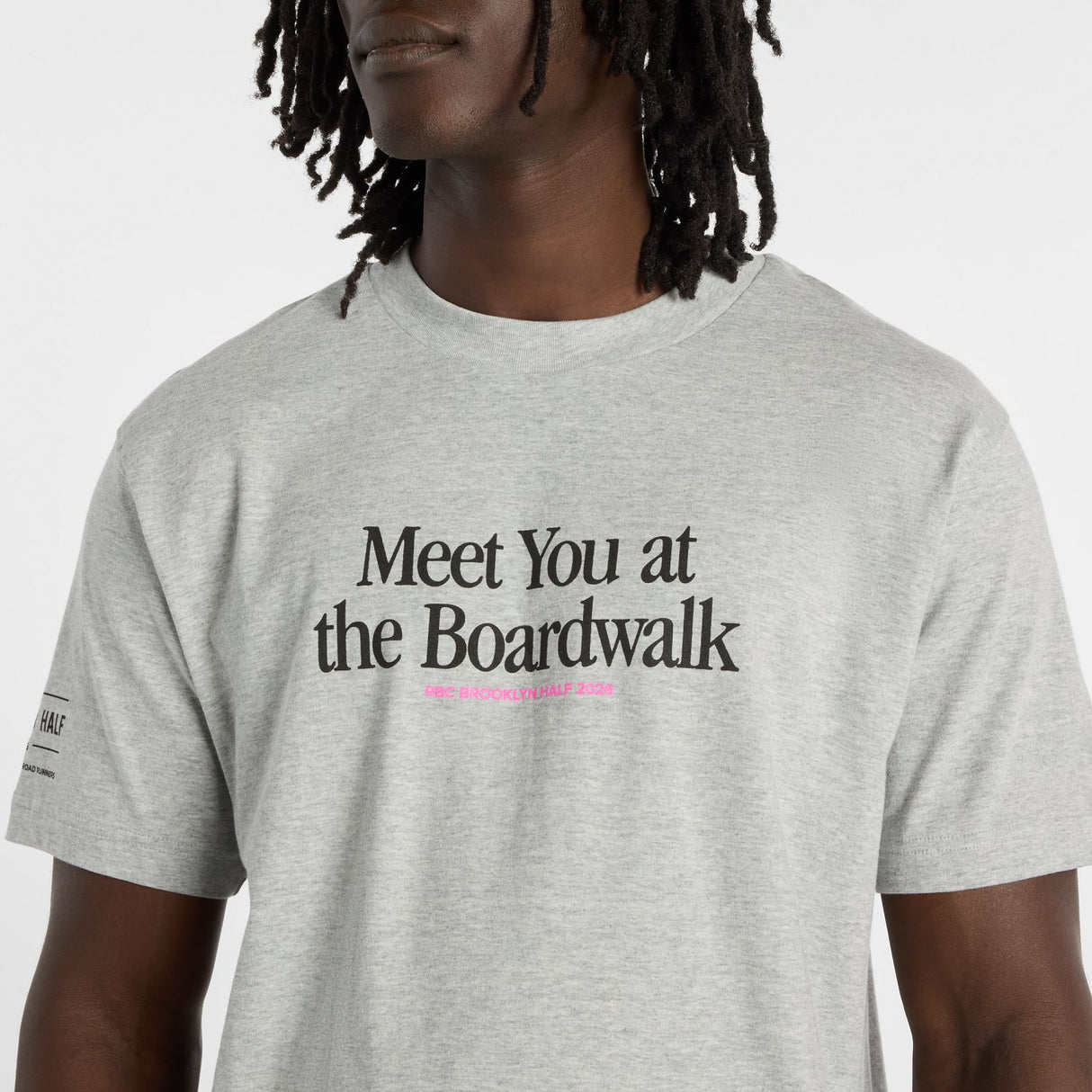 New Balance Men's RBC Brooklyn Half Slogan Graphic T-Shirt-4
