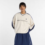 New Balance Women's Satin Woven Pullover-1