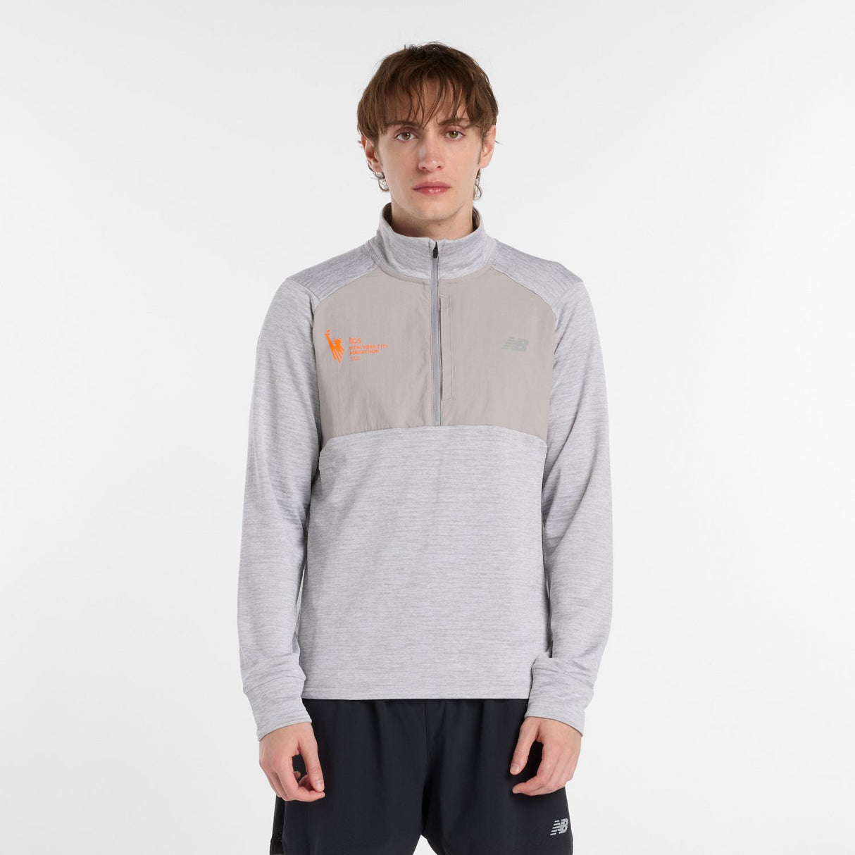 New Balance Men's NYC Marathon Heat Grid 1/2 Zip-2