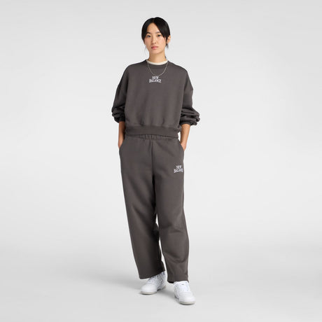 New Balance Women's Trackside Fleece Crew-1