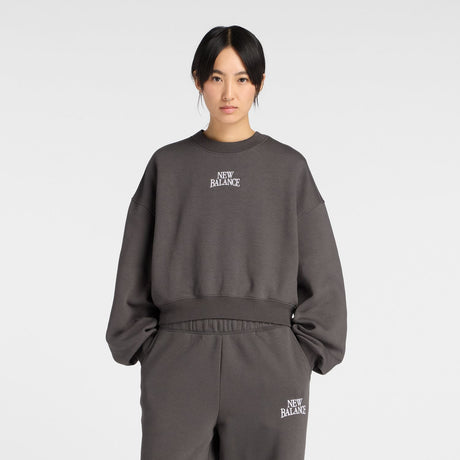 New Balance Women's Trackside Fleece Crew-2