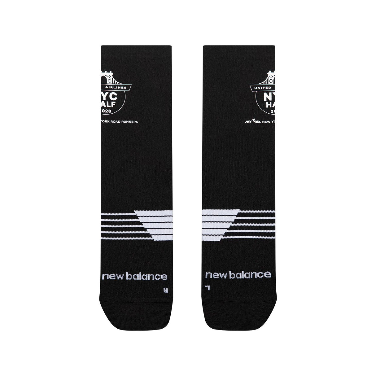 New Balance United Airlines NYC Half Crew Socks-2
