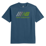 New Balance Men's Center Multi Color Logo T-Shirt-1