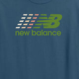 New Balance Men's Center Multi Color Logo T-Shirt-3